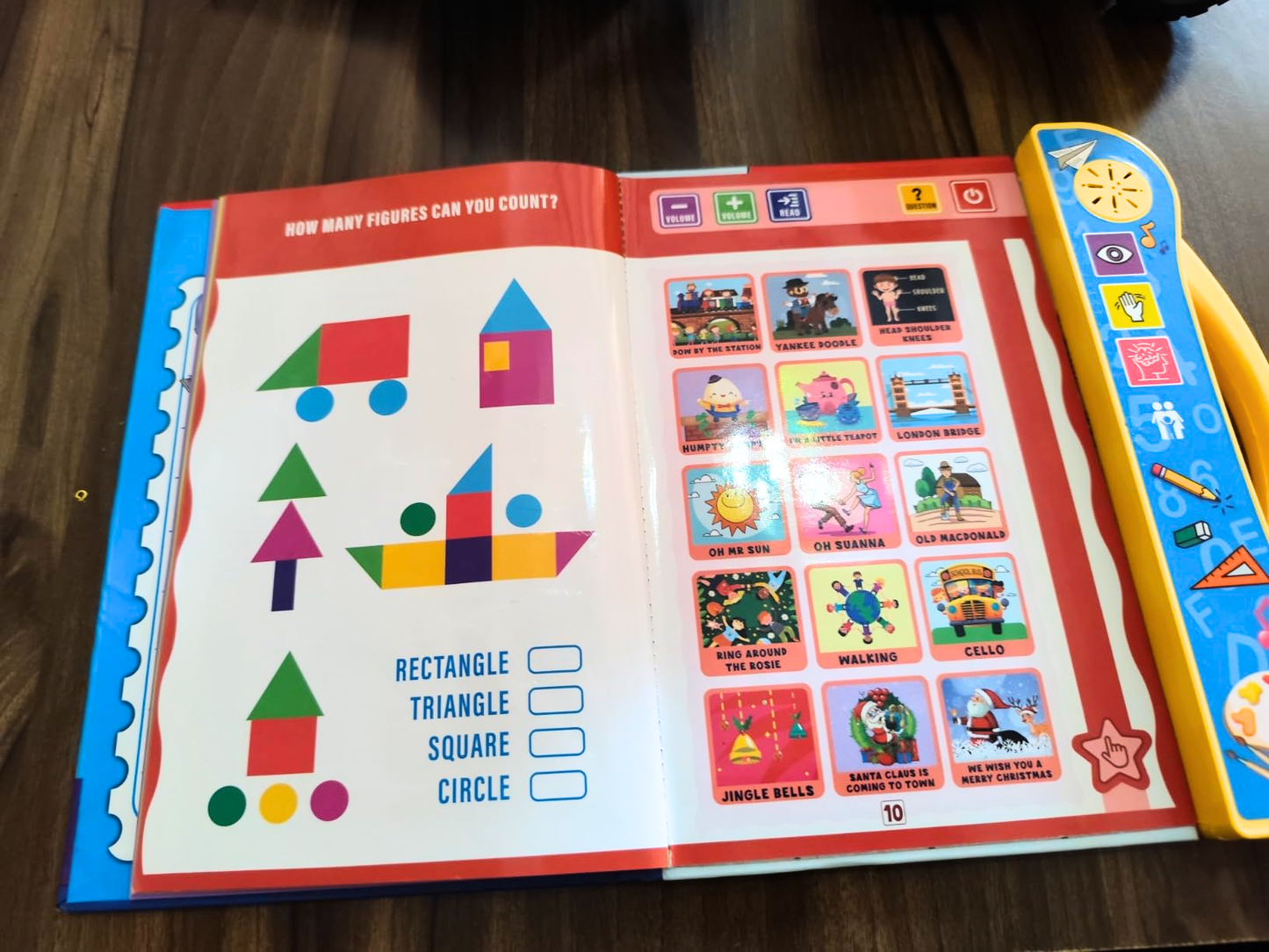 Interactive Musical Learning Book for Toddlers – Touch & Talk Phonics E-Book, 3+ Years (Batteries Not Included)
