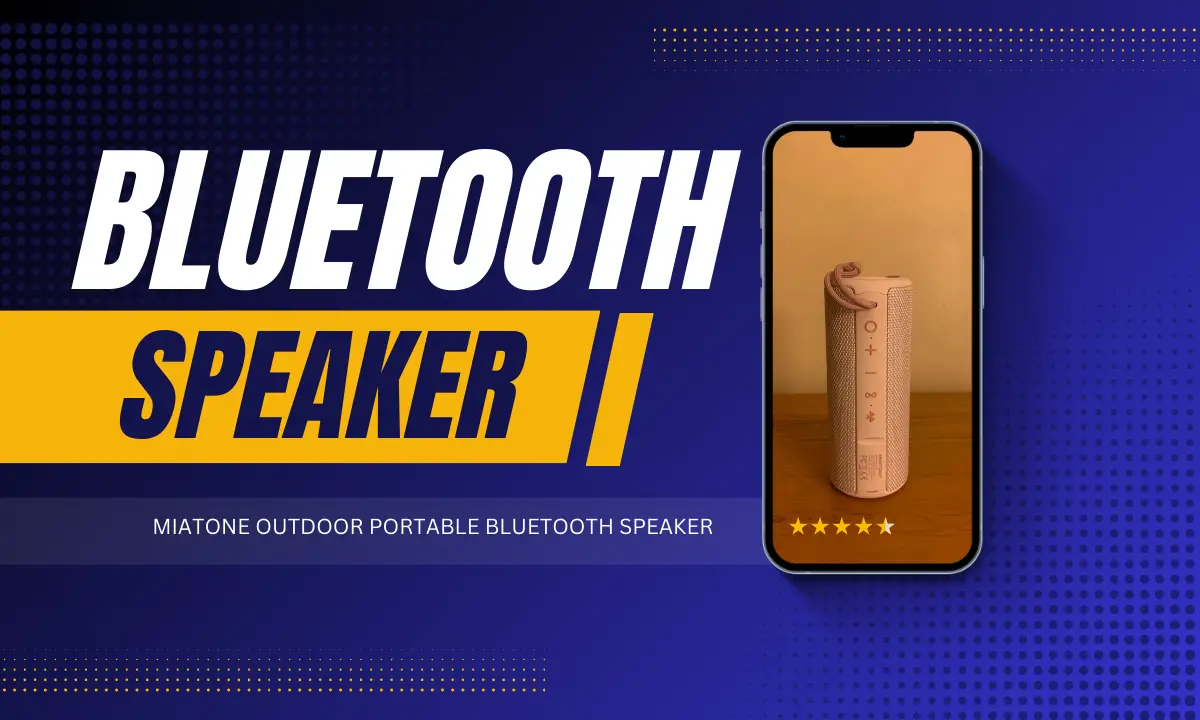 MIATONE Outdoor Portable Bluetooth Speaker